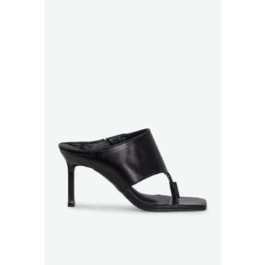 Imagem de Sandalia Mule Zíper Salto 9cm Napa Intense-Feminino