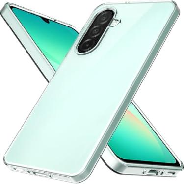 Imagem de bokoo Capa de silicone transparente para Galax S26. Capa para celular Galax S26 de silicone TPU transparente e fina macia com aderência confortável, proteção à prova de choque.