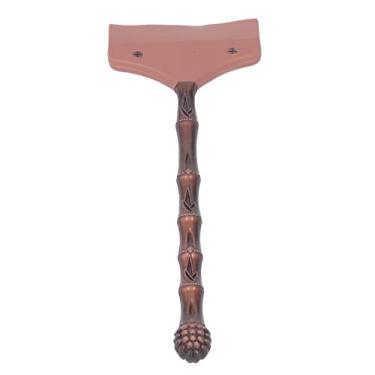 Imagem de Generic Escova de bandeja de chá, cabo de liga metálica, vassoura de bandeja de chá, cabeça macia para casa (marrom)