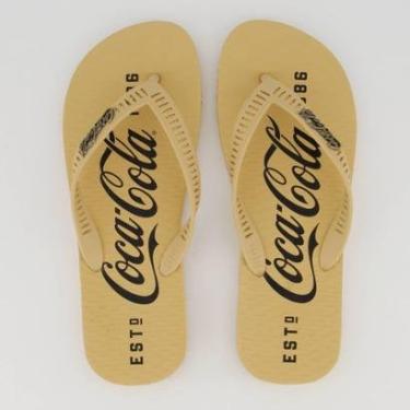 Imagem de Chinelo Coca Cola 1886 Bege e Preto-Masculino
