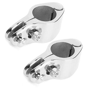 Imagem de Generic Braçadeira Deslizante de Mandíbula Superior Durável de Aço Inoxidável para Barcos, Iates e Embarcações Infláveis, 22MM/25MM, 2 Unidades, Encaixe de Hardware à Prova D'água para Iates (25MM)