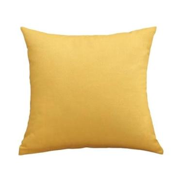 Imagem de Almofada quadrada espessada sólida, sofá, capa de almofada de sala de 