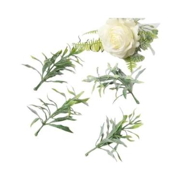 Imagem de Guirlanda De Folhas De Plantas Artificiais 10 Peças Decoração Para Cas