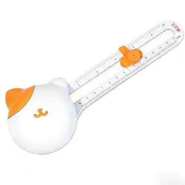 Imagem de Cortador Redondo de Papel Portátil - Equilíbrio Ajustável de 2 a 20 cm, Ideal para Composto, Scrapbooking, Manualidades, Escola e Papelaria