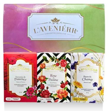 Imagem de Kit Sabonete Vegetal 3 Barras  Floral - L'AVENIERR