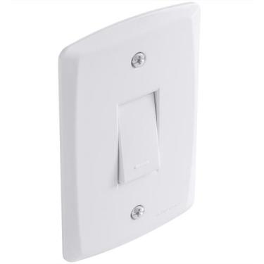 Imagem de Tomada Tramontina Lux2 10A 20A 250V Branca Original, Interruptor