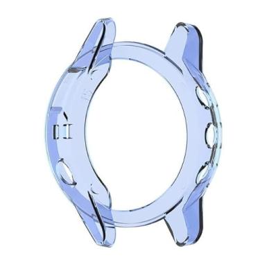 Imagem de EKSIL para Garmin Fenix 5S 5 5X Plus Silicone TPU Soft Bumper Shell Smartwatch Capa Protetora Acessórios Protetor (Cor: Azul, Tamanho: para Fenix 5S 5SPlus)