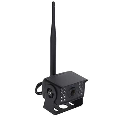 Imagem de KIMISS Kit de Câmera de Backup para Caminhão Câmera Reversa Sem Fio Com Visão Traseira Com Conexão WiFi, IP67 à Prova d'água para Veículos de Grande Porte - HD 1280x720P, Visão Noturna Infravermelha