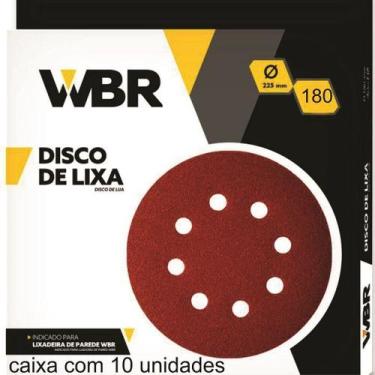 Imagem de Disco De Lixa 225mm Grão 180 Lixadeira com 10pçs - WBR
