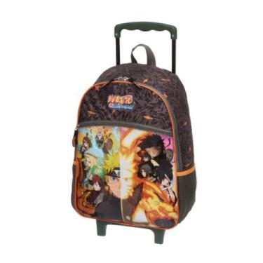 Imagem de Mochila Rodinhas Naruto Shippuden Escolar Infantil Meninos - Pacific, 