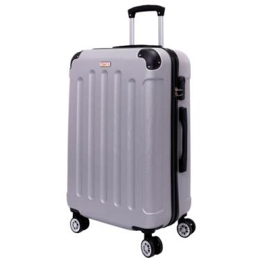 Imagem de Mala De Viagem Rígida Reforçada 360 Média Anac Clavos Cinza, Mala Viag