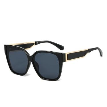 Imagem de Óculos de Sol UV400 - Cores Candy Degradê para Homens e Mulheres, Esportes ao Ar Livre, Corrida e Ciclismo, Preto