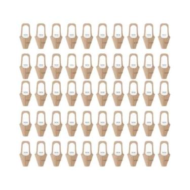 Imagem de 50PCS Caixa De Papel Kraft Para Rosas, Sacolas Decorativas Para Casame