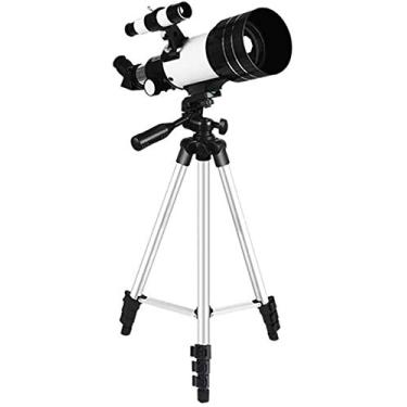 Imagem de Telescópios de viagem, telescópios astronômicos, refratores de abertura de 70 mm, para crianças, adultos, iniciantes com bolsa portátil e tripé (cor: Pacote 3) (pacote 2)