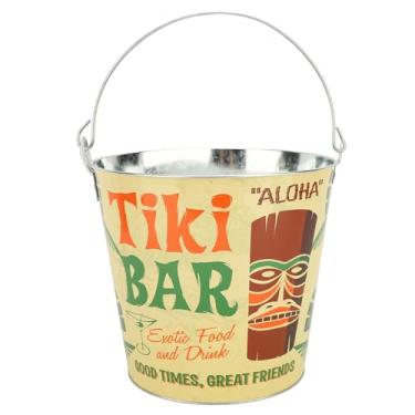 Imagem de Balde de gelo de metal com alça para bebidas portáteis, vinho, cerveja, balde refrigerador para bar doméstico, acampamento ao ar livre, material de ferro durável, design elegante, (Tipo 2)