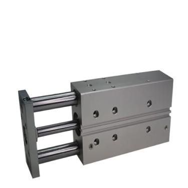 Imagem de DFM-20-30-P-A-GF Cilindro de guia compacto DFM-25-80-P-A-GF Cilindro pneumático a ar com haste guia DFM- furo 20 25 mm Curso 20-100 mm 1 peça (-50-P-A-GF,DFM-20)