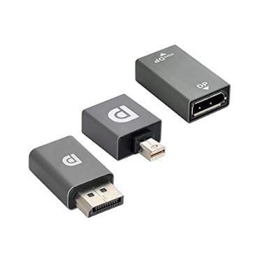 Imagem de chenyang Mini DisplayPort para DisplayPort 1.2 Conversor Ultra-HD UHD Adaptador de Expansão para Vídeo PC Laptop TV 4K60hz 3Pcs/Conjunto
