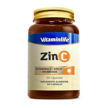 Imagem de Vitamina C + Zinco C 30 Cáps - Vitaminlife-Unissex