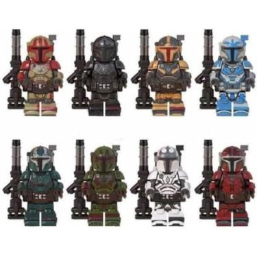 Imagem de Boneco Blocos Montar Mandalorian Artilharia Pesada Star Wars