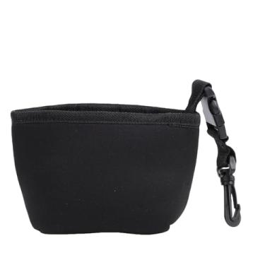 Imagem de Asixxsix Saco de Limpeza para Tacos de Golfe, Bolsa para Limpeza de Bolas de Golfe de Neoprene à Prova D'água Com Clipe Removível, Forro de Microfibra Lavável à Máquina, para Acessórios