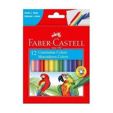 Imagem de Canetinhas Hidrográficas Colors 12 Cores  Faber-Castell - Faber-Castel
