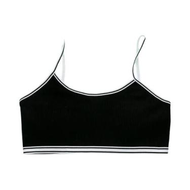Imagem de Colete De Algodão Para Meninas, Confortável, Em Cor Sólida, Lingerie P
