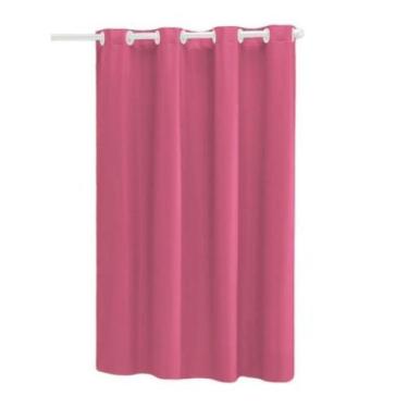 Imagem de Cortina PVC Lisa 1 Parte 1,40 x 1,80cm Para Vitrôs e Janela Pequena - 