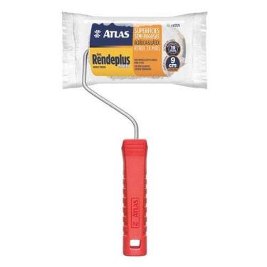 Imagem de Rolo De Microfibra 9cm Atlas At327-9 Para Pintura Em Superfícies Lisas E Semi Rugosas