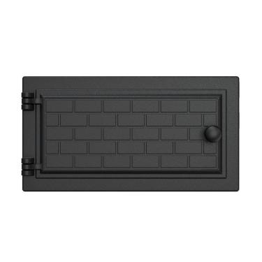 Imagem de Porta De Forno A Lenha Em Ferro Fundido Tijolinho 33x15cm - Elegância Garantida