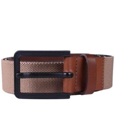 Imagem de Cinto Masculino Zariff 2121 Caqui/Preto-Masculino