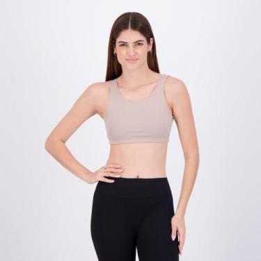 Imagem de Top Fila Essential II Feminino Bege, M