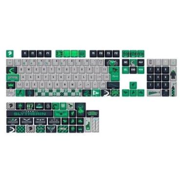 Imagem de Keycap Gamer Redragon Harry Potter Sonserina, ABNT2, Cinza e Verde - HP-942-Unissex