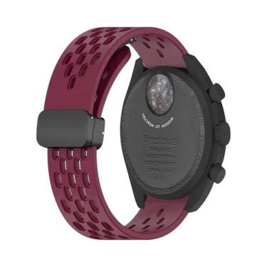 Imagem de Pulseira Magnética De Silicone Para MoonSwatch Omega X Swatch: Acessór