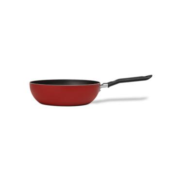 Imagem de Panela Wok Brinox Fun Antiaderente Pro-Flon 2,3L 24cm Cereja