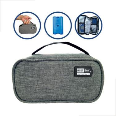 Imagem de Estojo Case Térmico Insulina Viagem Best Bay, Cinza