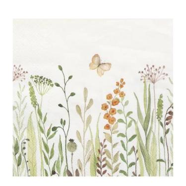 Imagem de Guardanapo De Pascoa De Papel Borboletas 33cm C/20 Fls 1096599 1Unid -