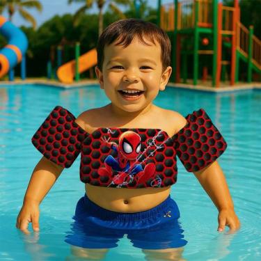 Imagem de Colete Salva Vidas Infantil Boia de Braço para Praia Piscina Tema Dese