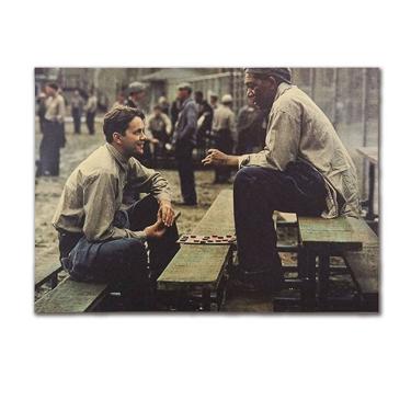 Imagem de Pintura em pôster Vintage Kraft Paper Shawshank Redemption