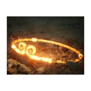 Imagem de Tapeçaria de parede Black Mythology Wukong Microfabric 100x75cm - yiwe