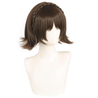 Imagem de Peruca de cosplay Makotos Niijimas Personas Anime Traje 30cm - yiweisa