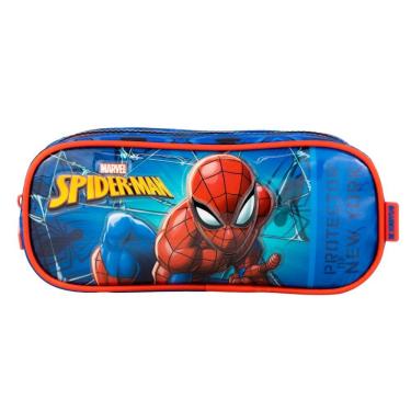 Imagem de Estojo Duplo Infantil Mas Spider Man 14936 - Xeryus