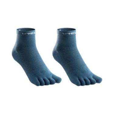 Imagem de Meias Esportivas COOLMAX Respiráveis E Leves De Cinco Dedos Para Corri