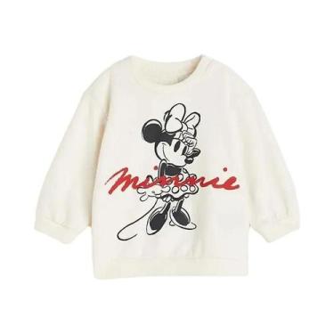 Imagem de Conjunto De Moletom Infantil Minnie Para Meninas Com Manga Longa, Moda