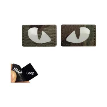 Imagem de Emblemas Reflexivos De Olhos De Gato Que Brilham No Escuro, Distintivo