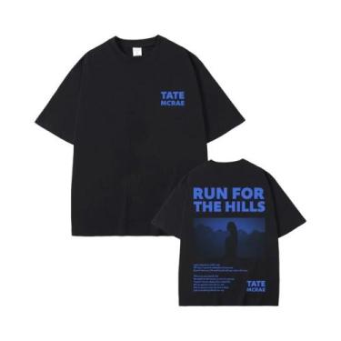 Imagem de Camiseta Vintage Oversized Unissex De Algodão Com Estampa Da Cantora T