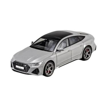 Imagem de Carrinho De Brinquedo Em Liga Metálica Q5 RS7 Escala 1:24 Com Luz E So