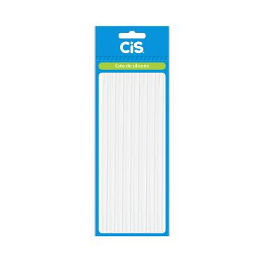Imagem de Cola de Silicone Bastão Fina Cis com 8 Unidades