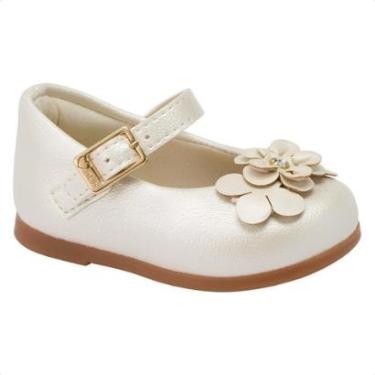 Imagem de Sapatilha Baby Klin Princesa Flor Confortável Estilosa Feminina-Feminino