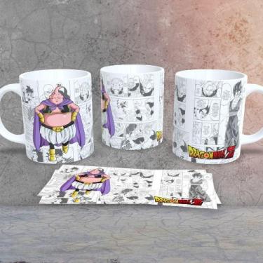 Imagem de Caneca Porcelana 325ML Dragon Ball Estampa 12 Branco Uso em Micro-onda