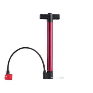 Imagem de Bomba de ar vertical pneu 2 entradas de bico com suporte para os pés m